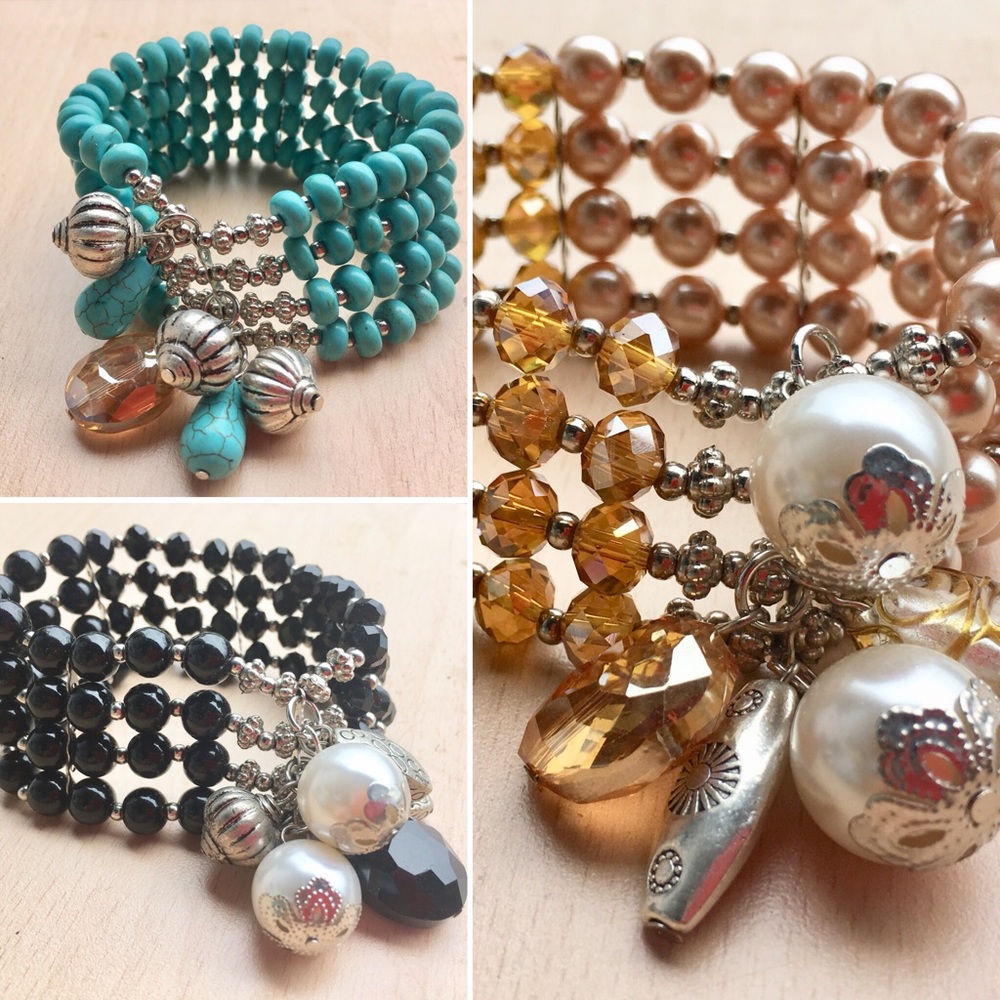 Stretch Bracelets in 3 colors
